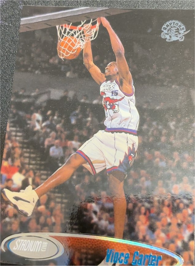 1998-99 Topps Stadium Club #198 Vince Carter — front