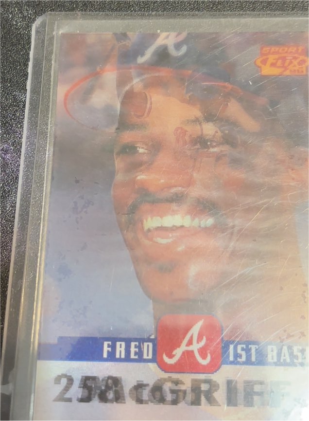 1996 Sportflix #36 Fred McGriff — front