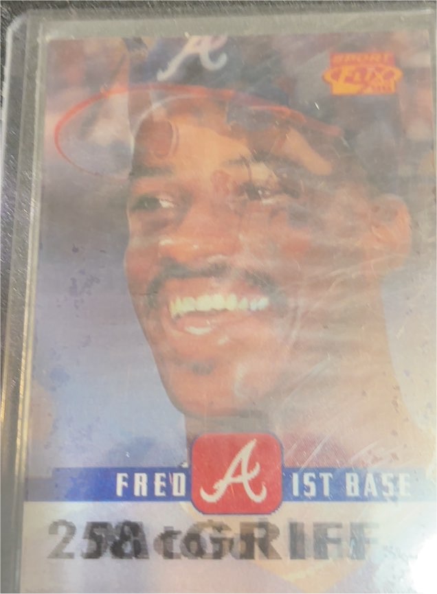 1996 Sportflix #36 Fred McGriff — front