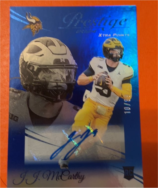 2024 Panini Prestige #311 J.J. McCarthy — front