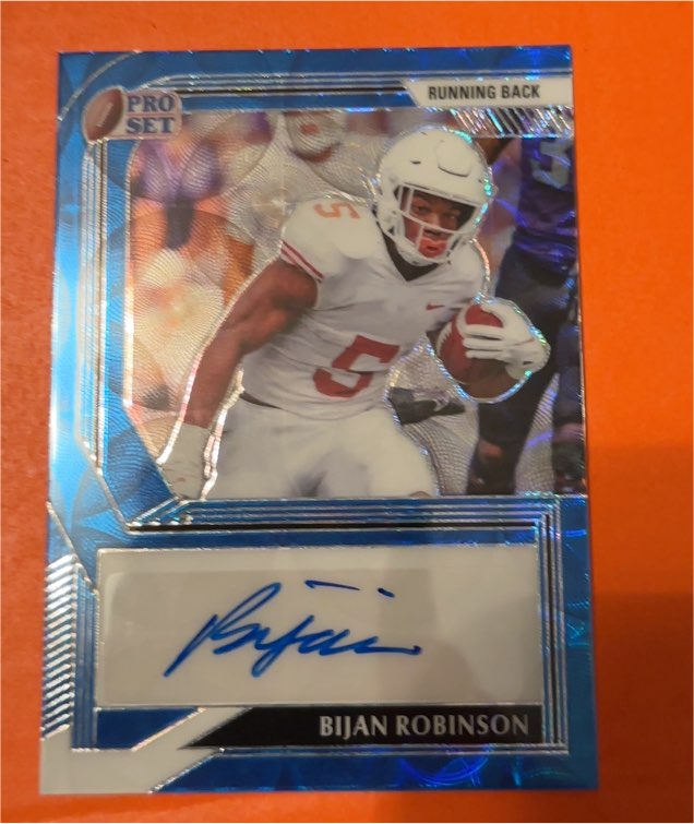 2022 Leaf Pro Set Metal #32 Bijan Robinson — front