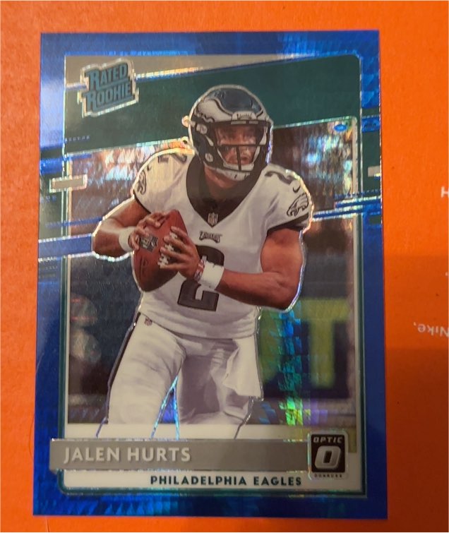 2020 Donruss Optic #164 Jalen Hurts — front