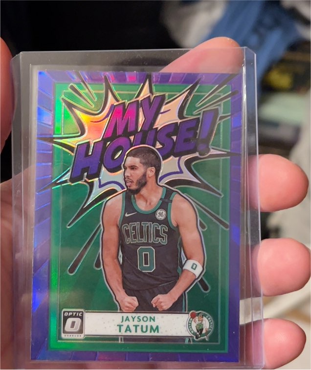 2020-21 Panini Donruss Optic #1 Jayson Tatum My House — front