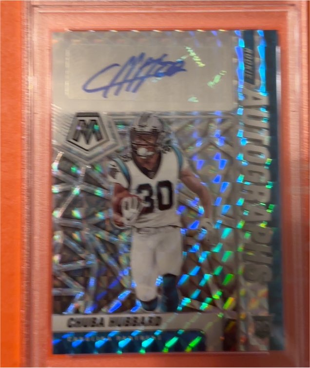 2023 Panini Mosaic #CM-CH Chuba Hubbard — front