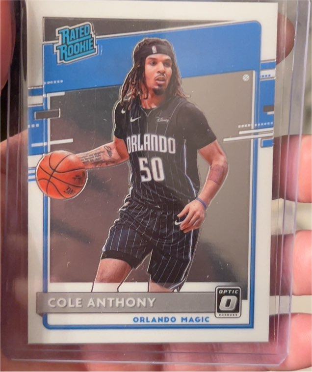 2020-21 Panini Donruss Optic #165 Cole Anthony — front