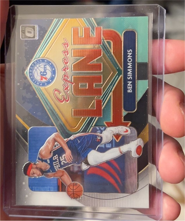 2020-21 Panini Donruss Optic #22 Ben Simmons Express Lane — front