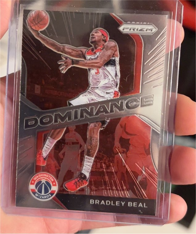 2020-21 Panini Prizm #3 Bradley Beal Dominance — front
