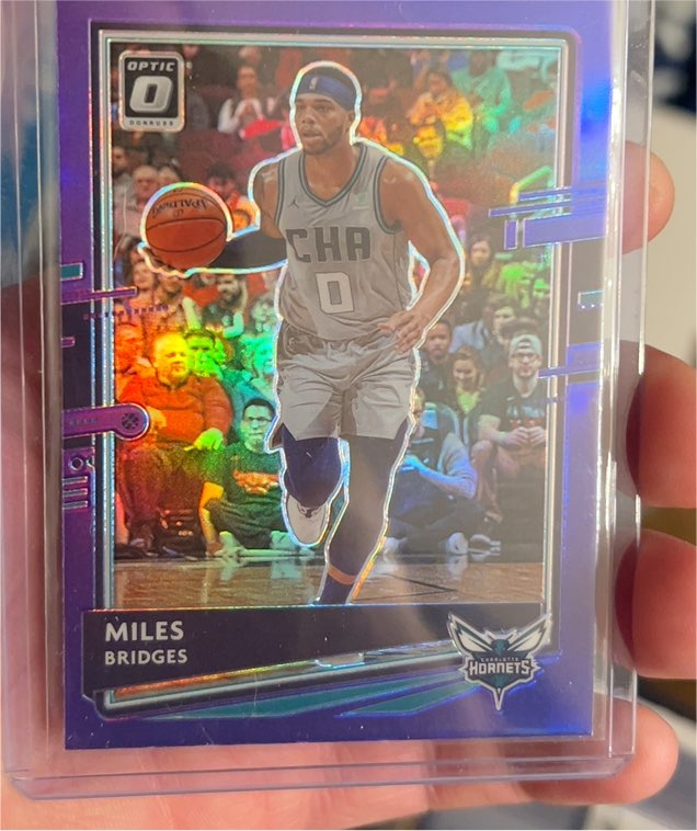 2020-21 Donruss Optic #21 Miles Bridges — front