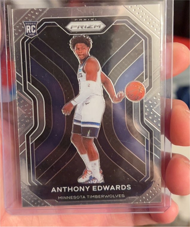 2020-21 Panini Prizm #258 Anthony Edwards — front