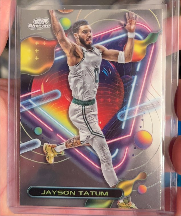2023-24 Topps Chrome Cosmic #6 Jayson Tatum — front