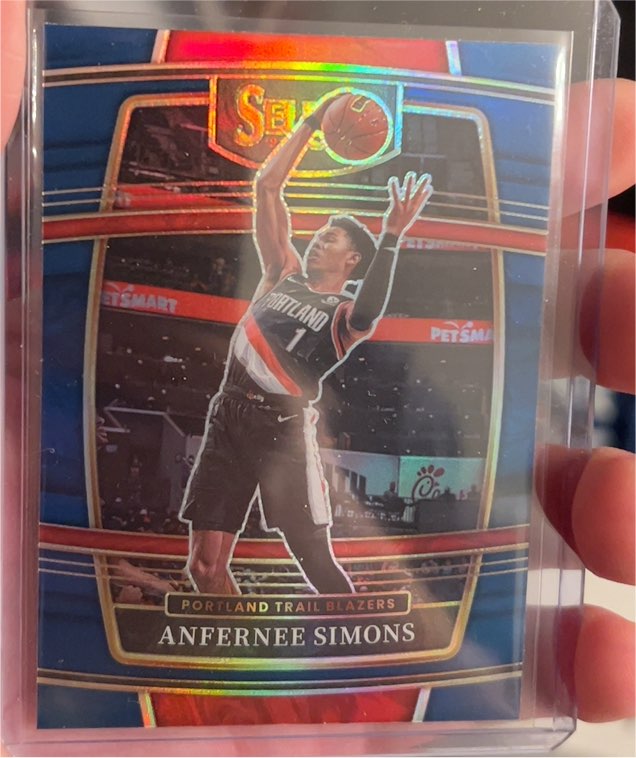 2021-22 Panini Select #29 Anfernee Simons — front