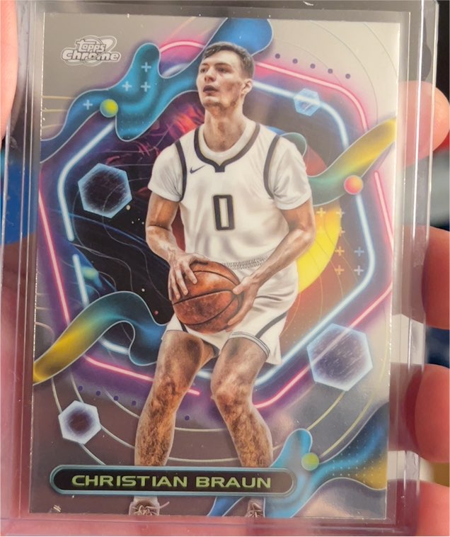 2023-24 Topps Cosmic Chrome #35 Christian Braun — front
