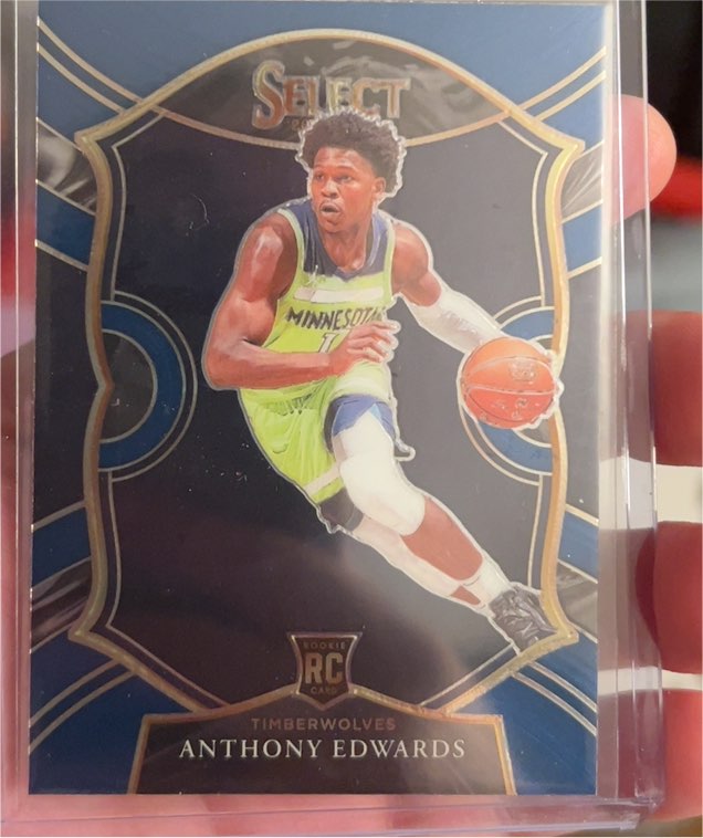 2020-21 Panini Select #61 Anthony Edwards — front