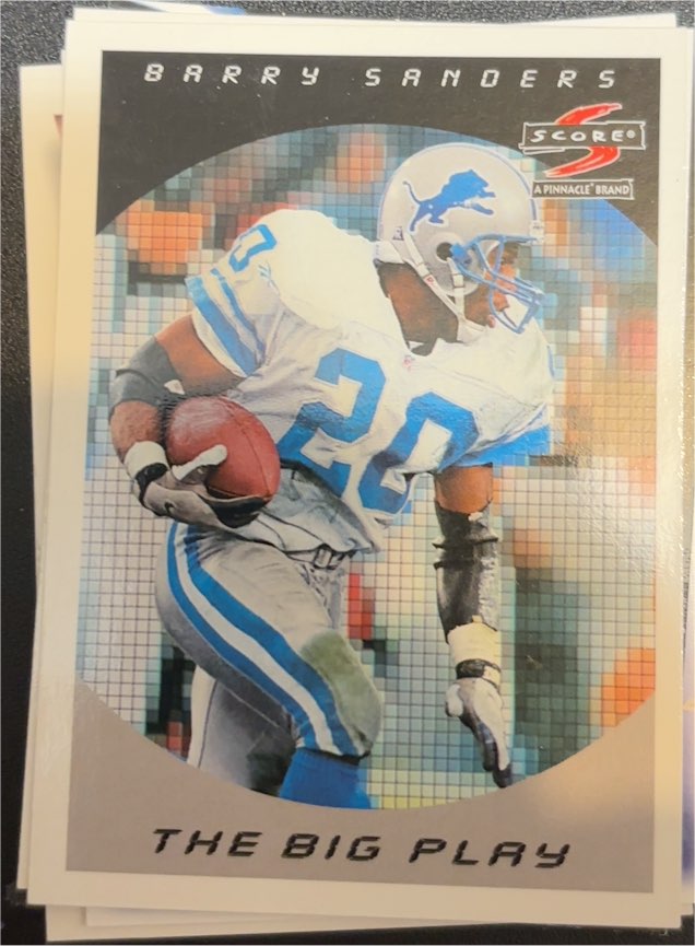 1997 Score #313 Barry Sanders — front