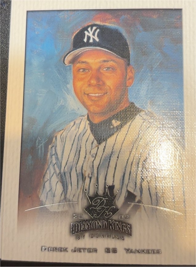 2002 Donruss Diamond Kings #60 Derek Jeter — front