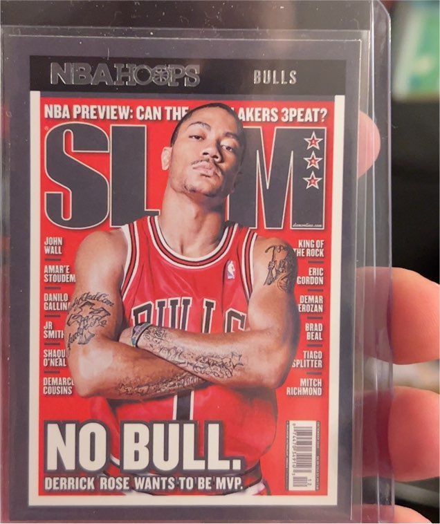 2021-22 Panini NBA Hoops Slam #SLAM #143 Derrick Rose — front