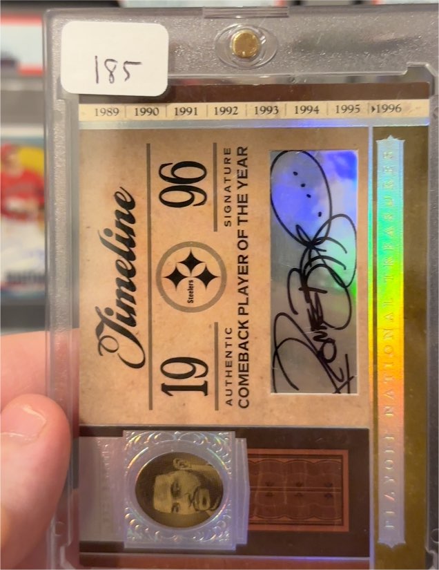 2006 Donruss Playoff National Treasures Timeline #19 Phil Simms — front