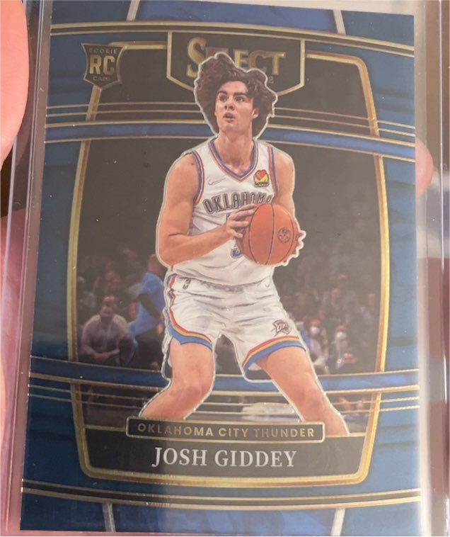2021-22 Panini Select #58 Josh Giddey — front