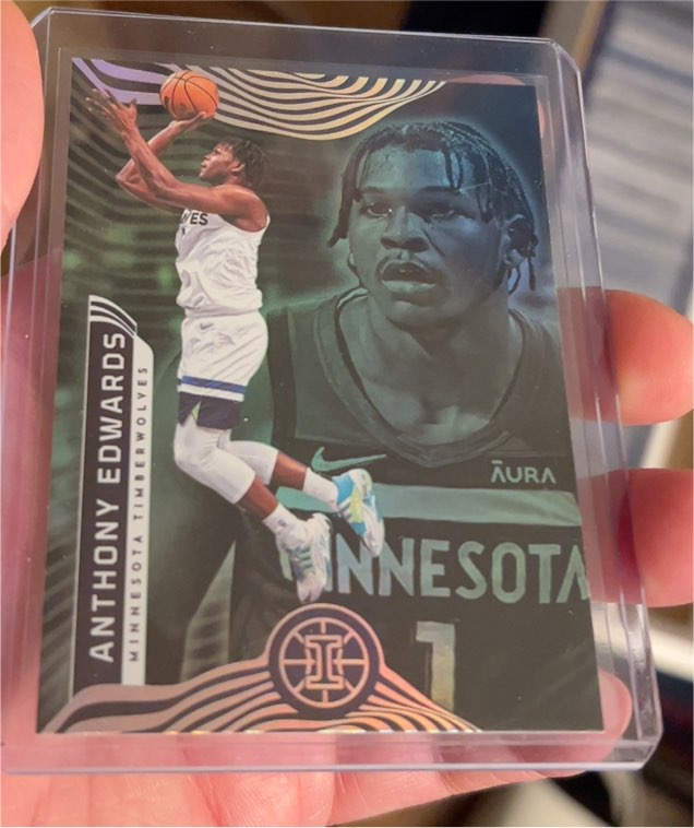 2021-22 Panini Illusions #27 Anthony Edwards — front