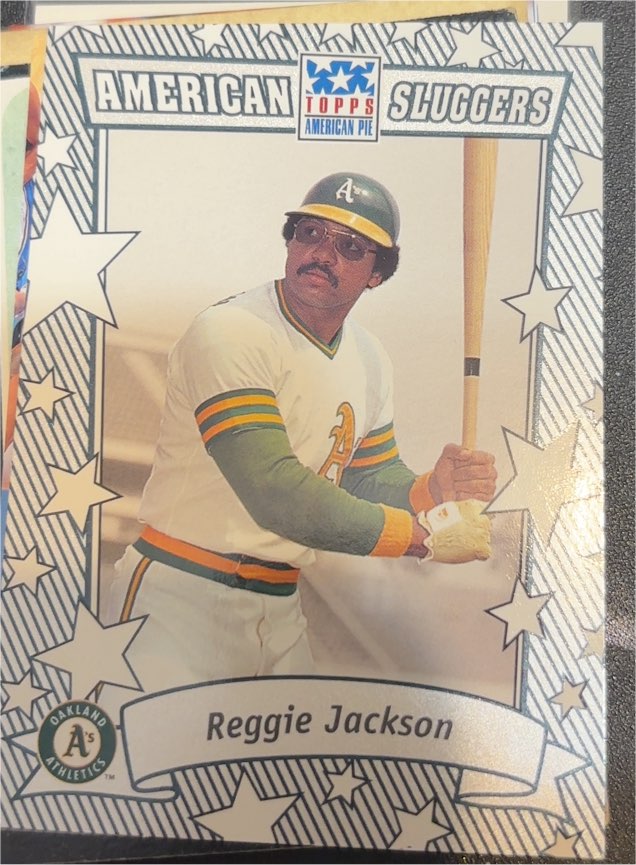 2002 Topps American Pie Sluggers #AS-RJ Reggie Jackson — front