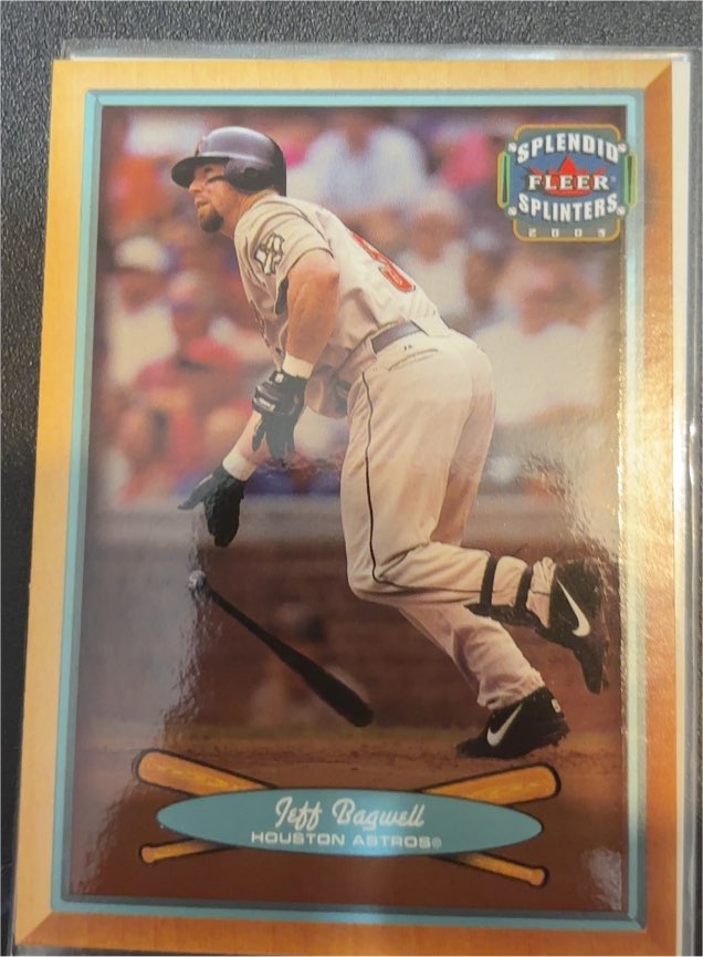 2003 Fleer Splendid Splinters #37 Jeff Bagwell — front