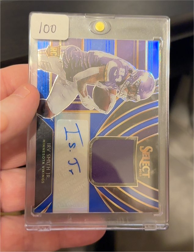 2019 Panini Select #RM-IS Irv Smith Jr. — front