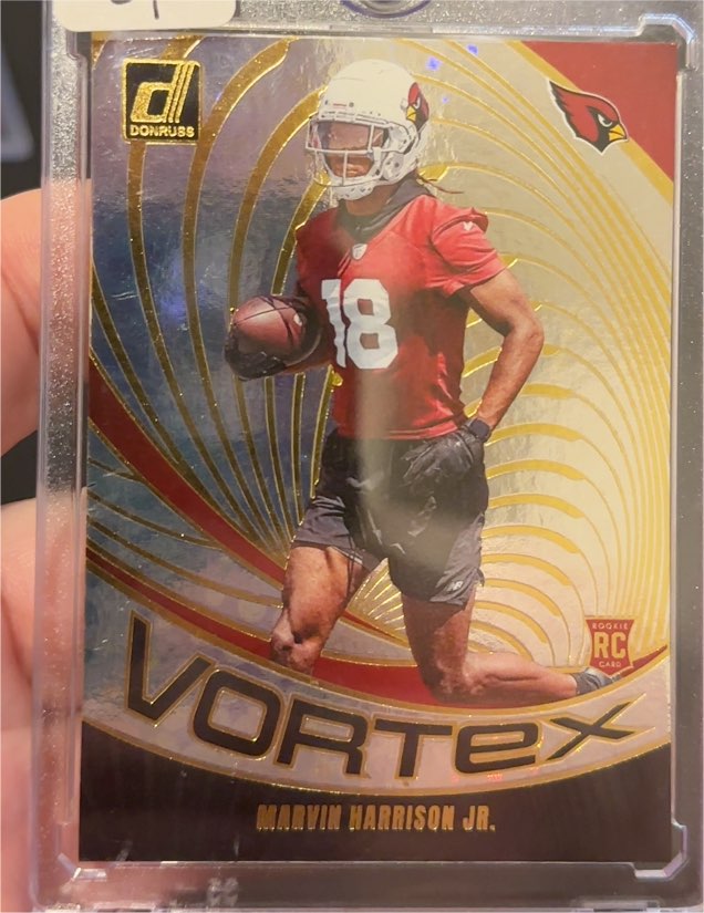 2024 Panini Donruss Vortex #VOR-MHJ Marvin Harrison Jr. — front