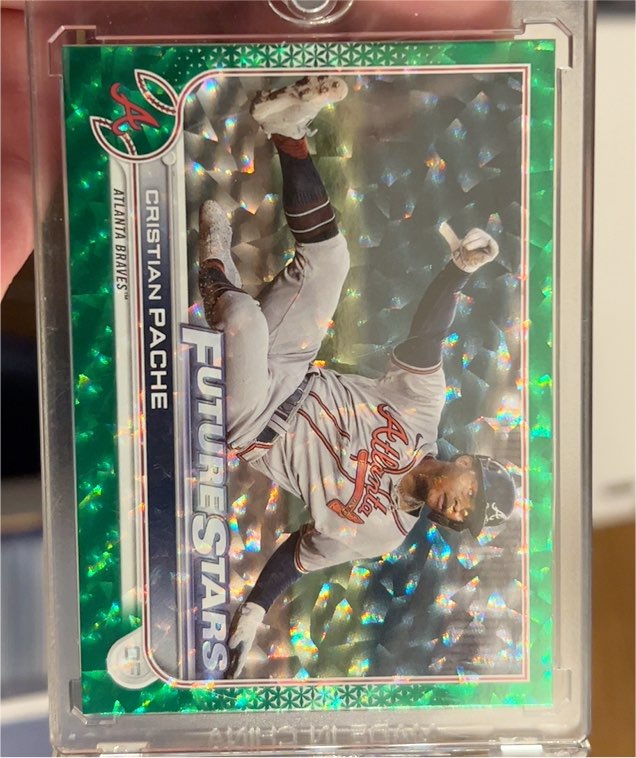 2022 Topps Chrome Sapphire Edition #233 Cristian Pache — front