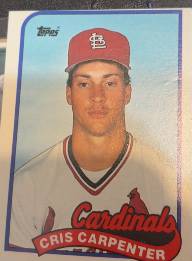 1989 Topps #282 Cris Carpenter — front