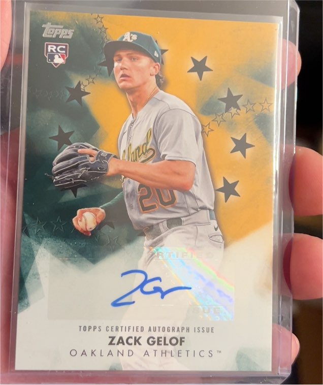 2024 Topps Series 1 Baseball Stars Autographs #BSA-ZG Zack Gelof — front
