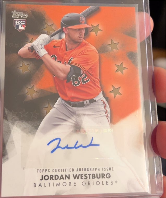 2024 Topps Series 1 Baseball Stars Autographs #BSA-JWE Jordan Westburg — front