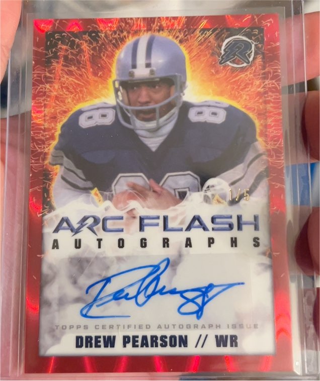 2024 Topps Resurgence Arc Flash Autographs Drew Pearson — front