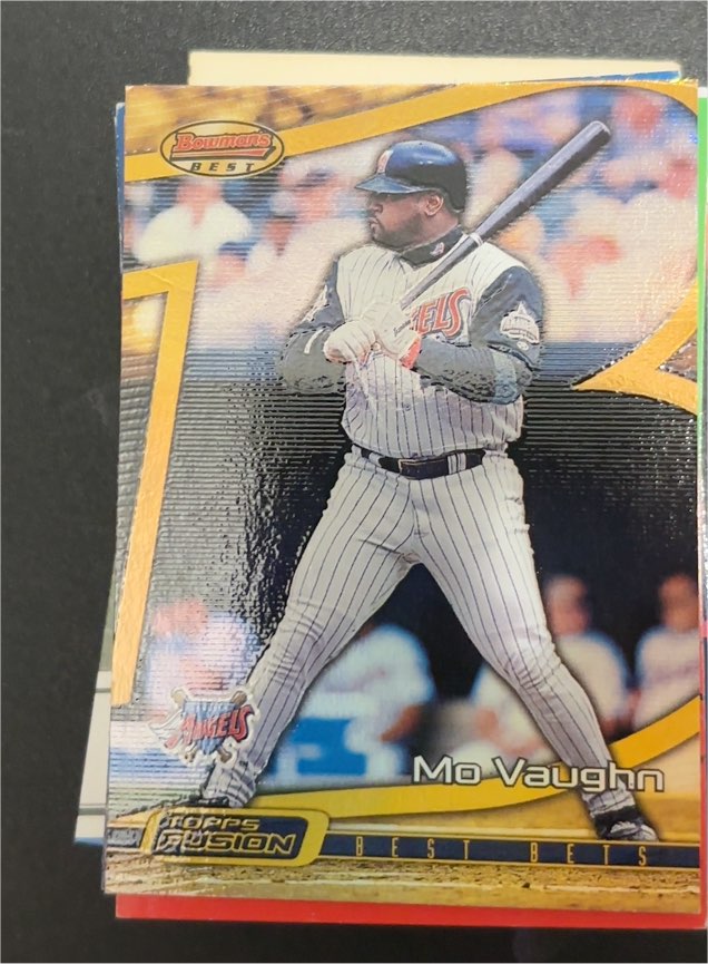 1997 Topps Fusion #7 Mo Vaughn — front