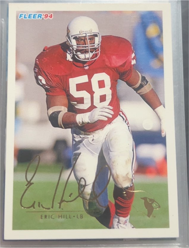 1994 Fleer #9 Eric Hill — front