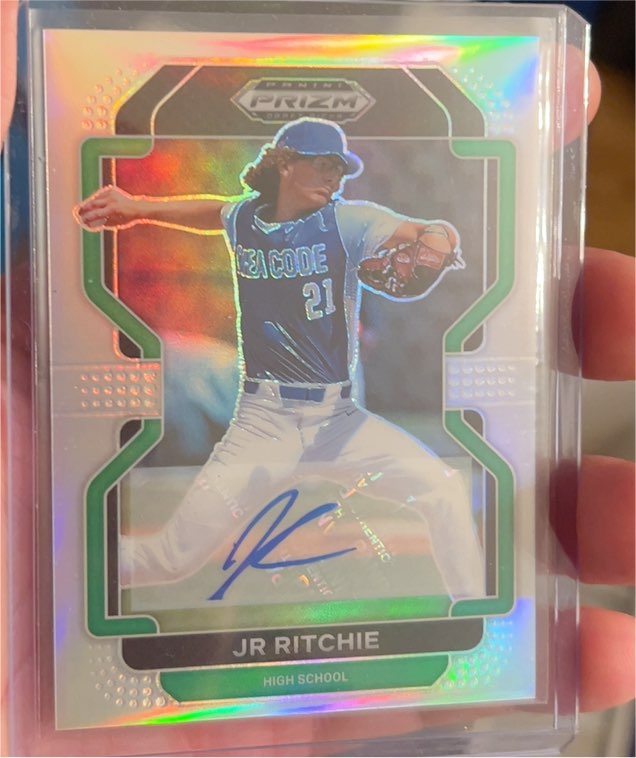 2022 Panini Prizm Draft Picks #PDP21 JR Ritchie — front
