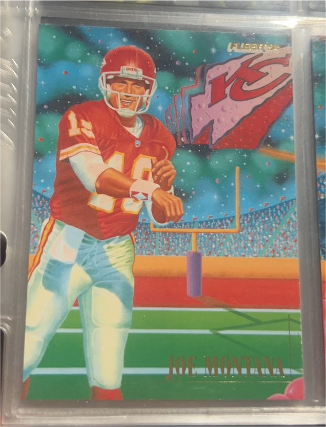 1994 Fleer #7 Joe Montana Pro-Visions — front