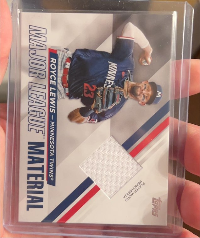 2024 Topps Major League Material #MLM-RL Royce Lewis — front