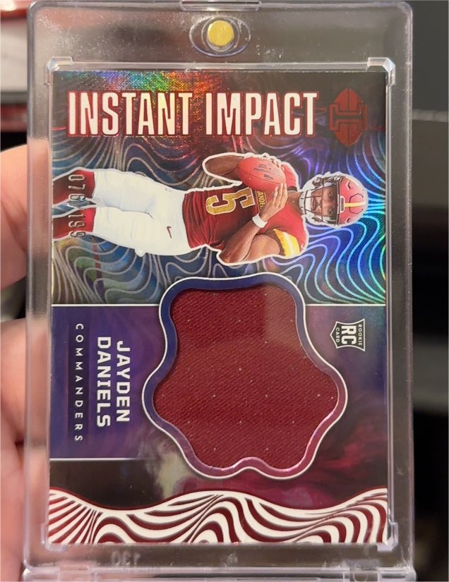 2024 Panini Illusions Instant Impact #II-JDS Jayden Daniels — front