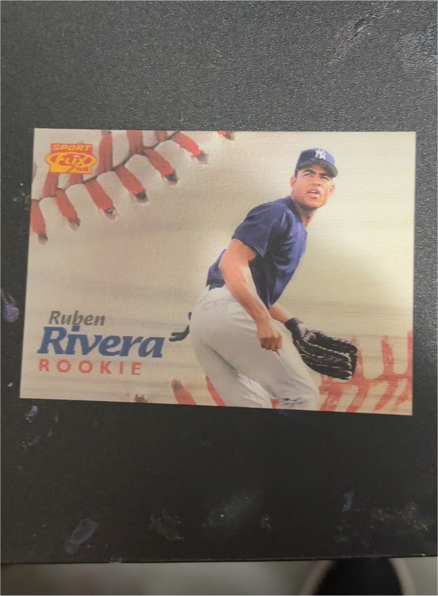 1996 Pinnacle Sportflix #126 Ruben Rivera — front