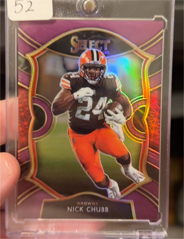 2020 Panini Select #26 Nick Chubb — front