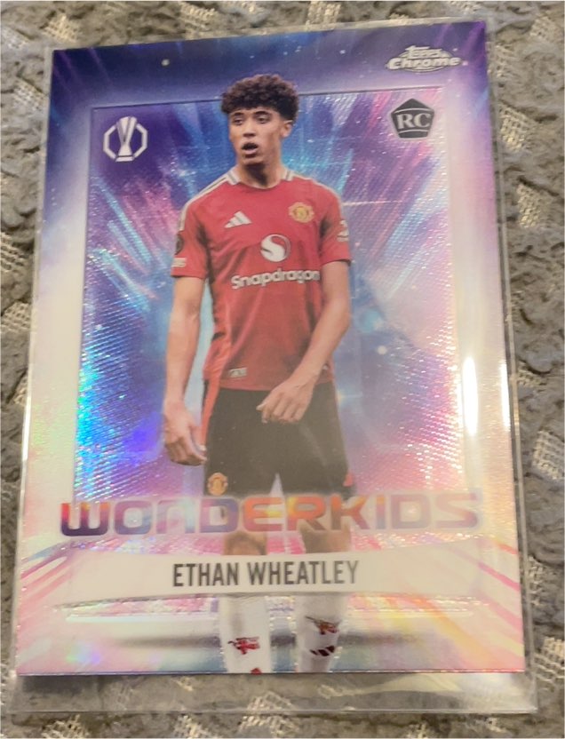 2024-25 Topps Chrome UEFA Club Competitions #WK-12 Ethan Wheatley Wonderkids — front