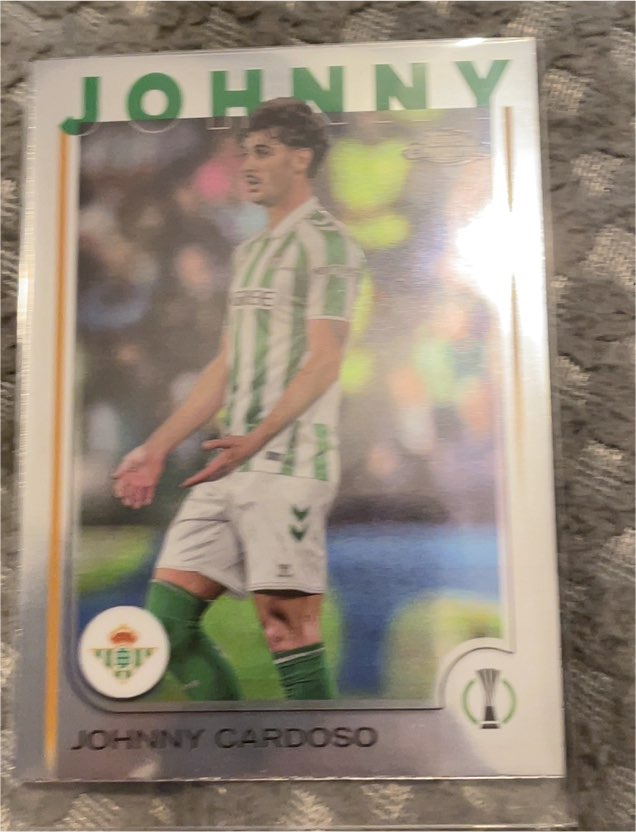 2024 Topps UEFA Johnny Cardoso — front