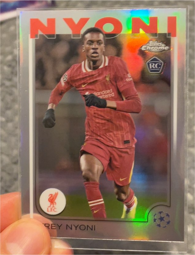 2024-25 Topps Chrome UEFA Club Competitions #190 Trey Nyoni — front