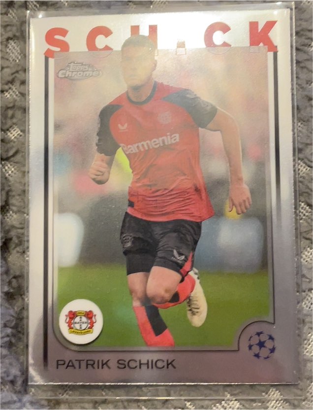 2024 Topps Chrome UEFA Club Competitions #67 Patrik Schick — front