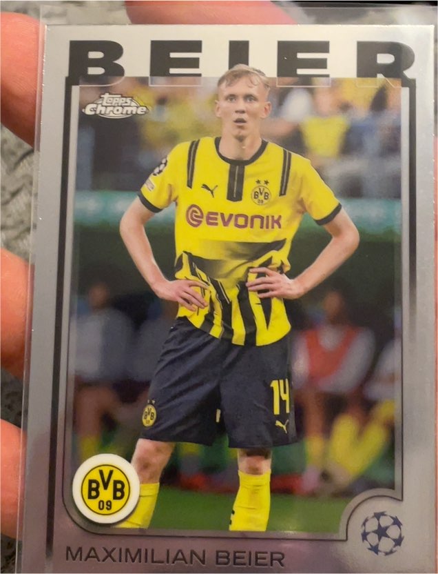 2024-25 Topps Chrome UEFA Club Competitions #159 Maximilian Beier — front