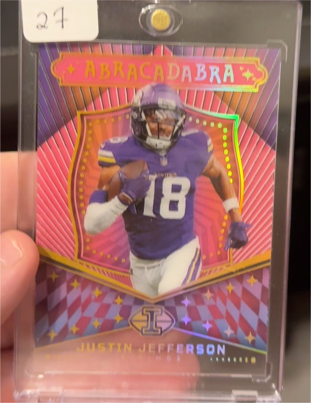 2024 Panini Illusions #15 Justin Jefferson Abracadabra — front