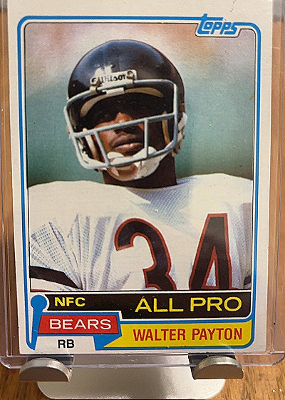 1981 Topps #400 Walter Payton — front