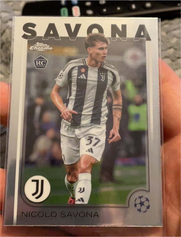 2024-25 Topps Chrome UEFA Club Competitions #46 Nicolò Savona — front