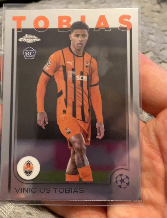 2024-25 Topps Chrome UEFA Club Competitions #167 Vinícius Tobias — front