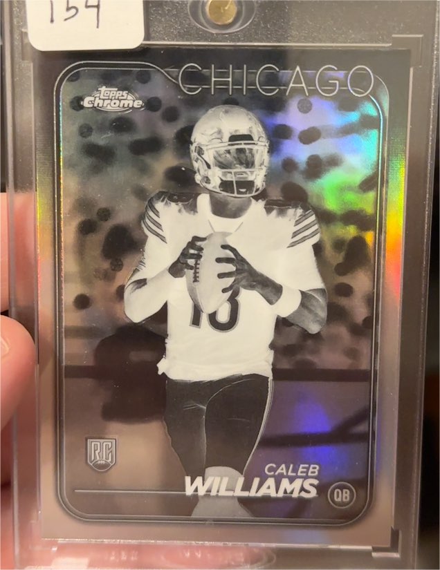 2024 Topps Chrome #202 Caleb Williams — front